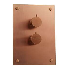 Fima Circolo Dusjarmatur Frontpanel F4410 Børstet Amber Bronse
