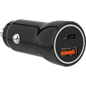 Sinox SOE02002 Double Chargeur de Voiture USB USB A 18W USB C 20W