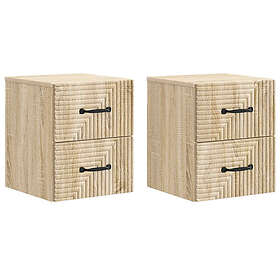 vidaXL 898640 Bedside Cabinet 34.5x33x40cm