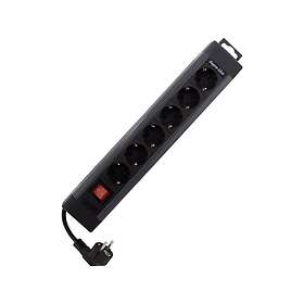 REV Ritter Supraline 6-Way Switched Power Strip 2.4m 0014612513