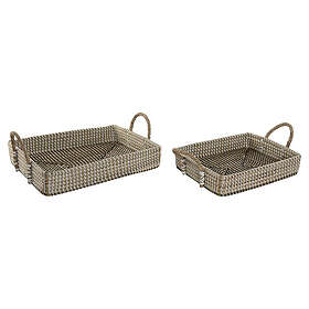 Home ESPRIT Fijalo Serveringsbakke 41x32x16cm 2-pack