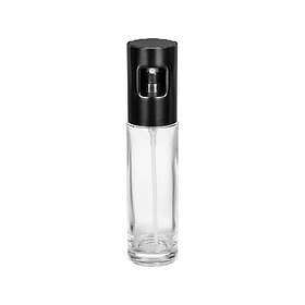 Wenko Bouteille Huile/Vinaigre 0.1L Verre Acier Inoxydable Noir