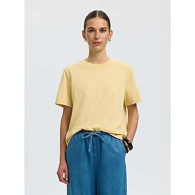 Selected Essential Boxy Short Sleeve T-shirt (Dame)