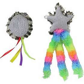 Rosewood Stjärna & Klocka Plyschleksak 2-Pack