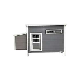 Kerbl Poulailler Eco Barney Gris/Blanc 137x73x83cm