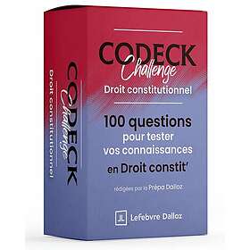 Codeck Droit Constitutionnel Flash Cards 100-Cartes