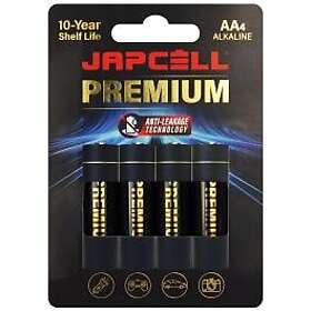 Japcell Premium AA Alkaline 4-pack