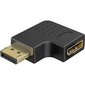 Goobay DisplayPort 2.1 Adaptateur 8K Coudé Vers le Bas
