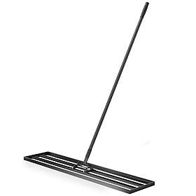WilTec Acier Râteau de nivellement 1219 x 254 x 2050 mm