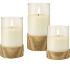 Goobay Bougie de cire 3-pack (avec Minuterie)