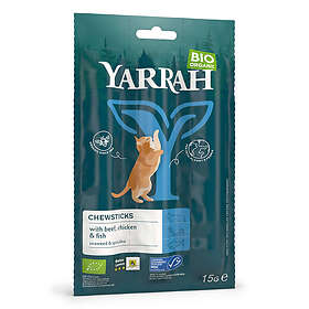 Yarrah Organic Chewsticks Beef Chicken Fish 15g
