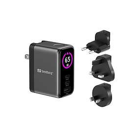 Sandberg Travel Charger PD 441-70 Display 65W