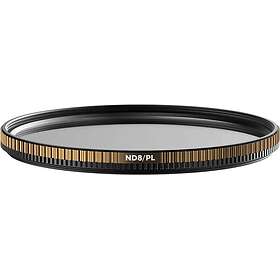 PolarPro QuartzLine ND8 (3 Stop) Sirkulær Polarizer Filter 77mm