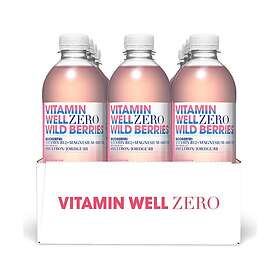Vitamin Well Zero Wild Berries 500ml 12 pack