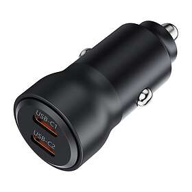 Dacota Platinum DP65CC2UC Kaksi USB-C Autolaturi 65W