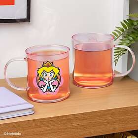 Princess Super Mario Iridescent Glass Mug
