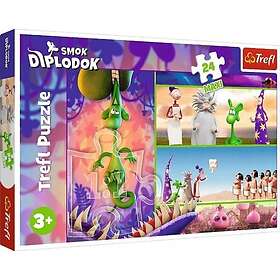 Trefl Curious Dragon Diplodocus 24 Pieces