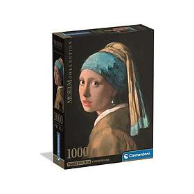 Clementoni Museum Collection Fille à la perle 1000 Pièces