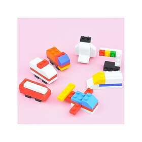 Iwako Blockfordon Suddgummi Pussel Set