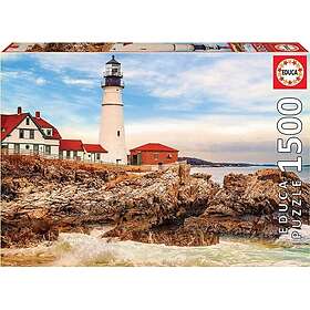 Educa Lighthouse On Glass 1500 Palaa