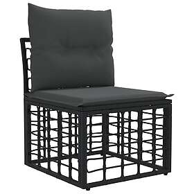 vidaXL Unité de canapé d'extérieur modulaire sans accoudoir