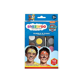Paw Patrol Rubble & Zuma Ansigts- og Kropsmaling Sæt