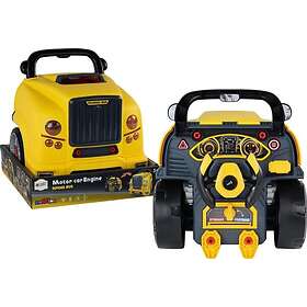 Lean Toys DIY Verkstad För Bussens Motor Gula Bussen