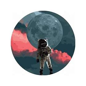 Twoje Hobby Painting By Numbers Round - Astronaut 40Cm
