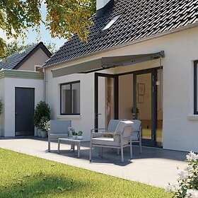 Klikstrom Jagua Demi Cassette Store Banne Manuel 300x250cm Gris 5059340848600