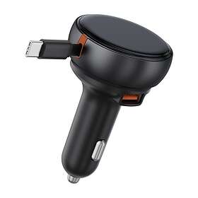 Dacota Platinum DP81CCUACRC Billaddare med utdragbar kabel 81W