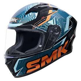 SMK Stellar Fury Decorated Shine GL257C Full Face