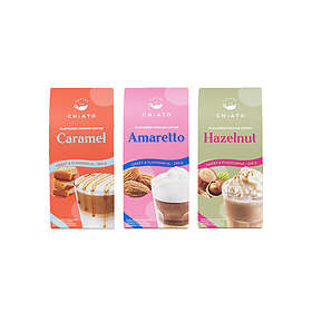 CHiATO Amaretto Caramel Hazelnut 3x250g (Café Moulu)
