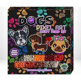 SupaSplat Pixel Art Melty Bead Kit Dogs 3000 Beads