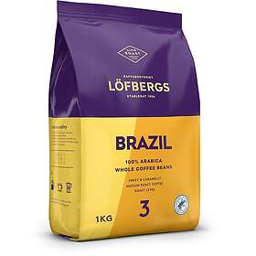 Löfbergs Brazil Rainforest Alliance 1kg (Kokonaiset Pavut)