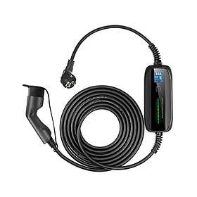 Extralink BS-PCD030 16A 3.6kW 1-vaiheinen Schuko kannettava laturi LCD-näytöllä 