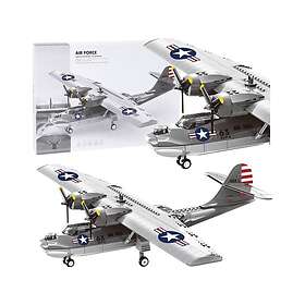 Lean Toys PBY-5A Catalina Building Blocks Airplane 364El