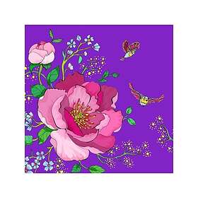 Swarovski Clear Creation Diamond Painting Square Flowers Violet