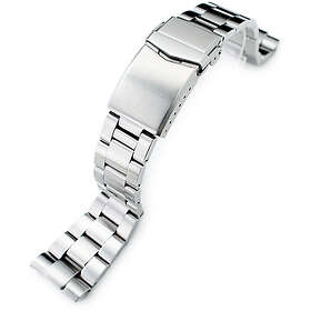 MiLTAT Super-O Boyer Harjattu Ruostumaton teräs Linkkiranneke 22mm for Seiko Tur