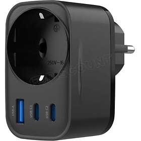 Havit UC142 2x USB-C + 1x USB-A Chargeur Mural 142W
