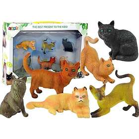 Lean Toys 6 Figurer Kotikissat