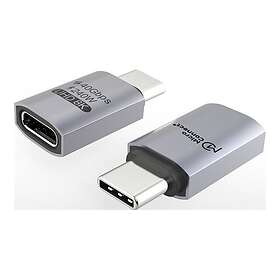 MicroConnect USB4-CCF-240W USB-C (Male) to USB-C (Female) Adapter 40 Gbps