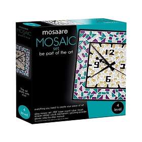 Roter Kafer Mosaik Kit Kvadratisk Klocka