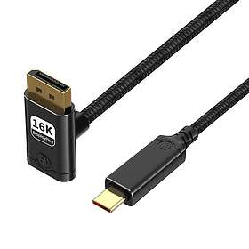 NÖRDIC USB-C till DisplayPort-kabel 1m