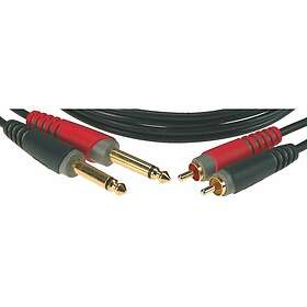 Klotz 2xjack mono-2xphono Lydkabel 6m