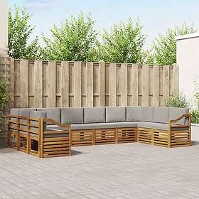 vidaXL Ensemble de canapé sectionnel avec 10 coussins