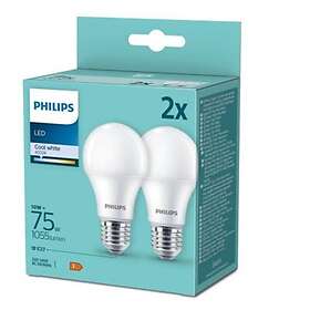 Philips 8720169191693 LED E27 A60 4000K 1055lm 9W 2-pack