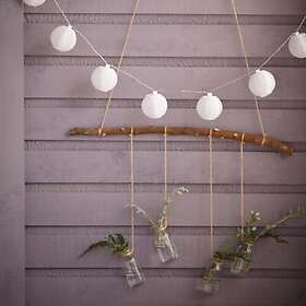 GoodHome Estevan Solaire Blanc Guirlande Lumineuse 20L