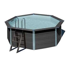 Gre 8412081268774_CAFR Avantgarde Ovale Piscine Composite Ensemble Ø4.10x1.24m