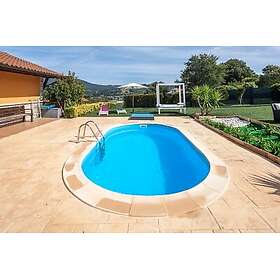 Gre Madagascar Piscine Rectangulaire en Acier 800x400x150cm