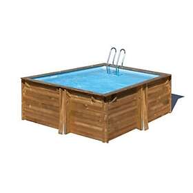 Gre 8412081290409 Carra Piscine Bois 305x305x119cm